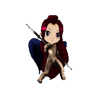 EmpressSuma fight chibi warrior suma Sticker