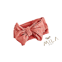 milas__essentials pink baby bow outfit Sticker