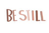 Christian Be Still Sticker by kaylaannephotographystl