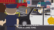 cop car GIF by South Park 