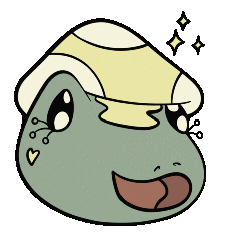 0ritia giphyupload animated frog poppythefrog Sticker