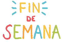 finde fin de semana Sticker