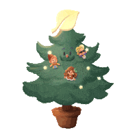 New Year Christmas Sticker