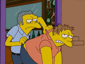 the simpsons moe GIF