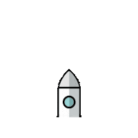 TheWeekJuniorUS space kids reading rocket Sticker