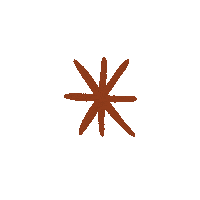 Dindarchmh star stars orange sparkle Sticker