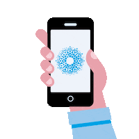 FightingBlindnessCanada power social media phone laptop Sticker