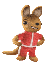 Dance Kangaroo Sticker by PCAF