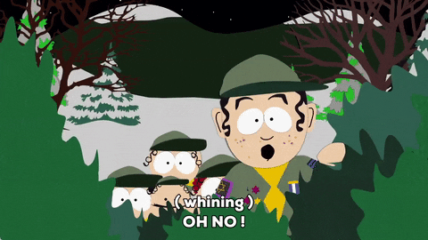 snow speaking GIF by South Park 