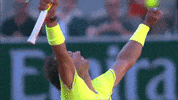 celebrate rafael nadal GIF by Roland-Garros