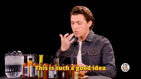 Tom Holland Hot Ones GIF by First We Feast