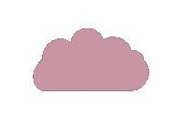 MissAppelig pink rain cloud storm Sticker