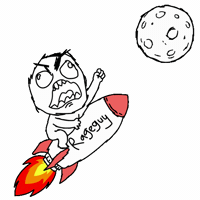 To The Moon Crypto GIF by Rageguy