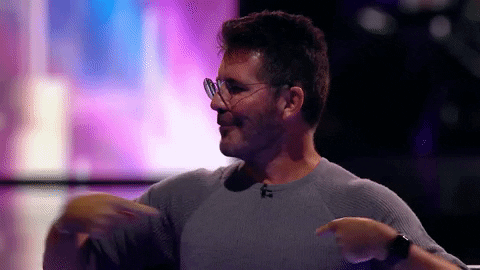 Simon Cowell Reaction GIF by Got Talent Global