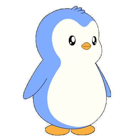 Happy Look At Me Sticker by Pudgy Penguins