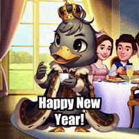 Relaxing Happy New Year GIF by sirduckbeth