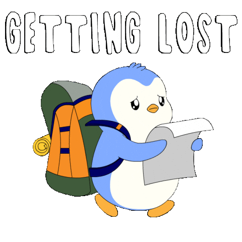 Penguin Navigate Sticker by Pudgy Penguins