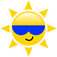 schooldakrevolutie happy sun sunglasses blij Sticker