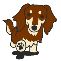 Dog Walking Sticker by うちクリ