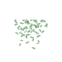 Hair Money Sticker by Gabi R Studio