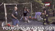 TalkNShop wwe wrestling aew wwf GIF