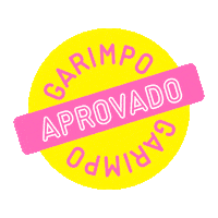 achadosdaconcha moda aprovado roupa carimbo Sticker