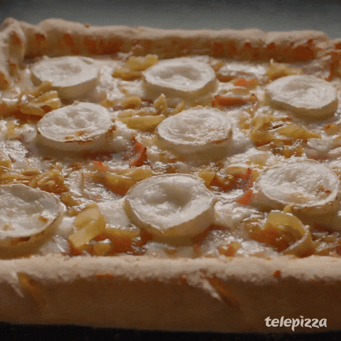 telepizza pizza bacon queso masa GIF