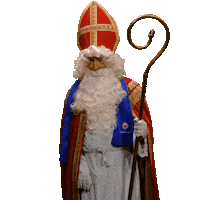 Confused Pope Sticker by Omrop Fryslân