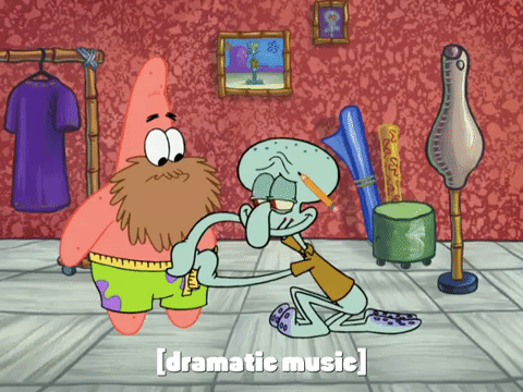 season 8 squidward's school for grown ups GIF by SpongeBob SquarePants