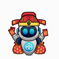 Robot Gongxifacai GIF by Bola88 Official