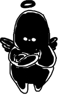 fattyho angel fatty sacred macao Sticker