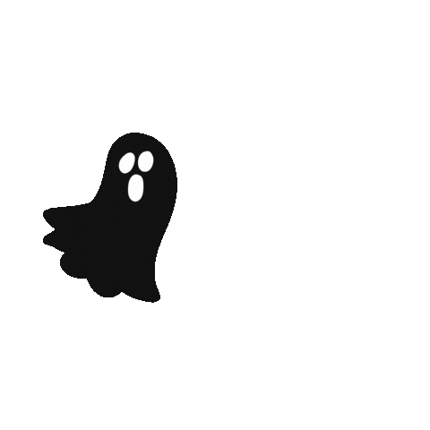 Scared Halloween Sticker