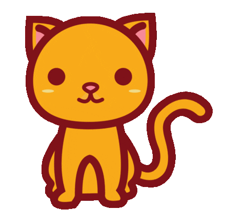 Cat Illustration Sticker