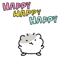 Happy Sticker