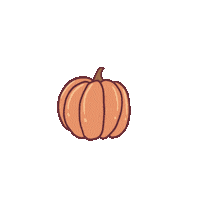 Scared Pumpkin Pie Sticker