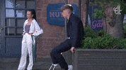 Girl Reaction GIF by Hollyoaks