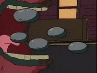 aaahh real monsters eating GIF