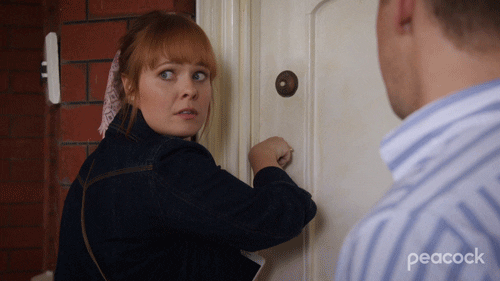 Door Lock GIF by PeacockTV