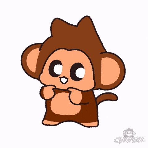 Please Please Please Monkey GIF by Chimpers