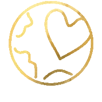 Heart Gold Sticker by Danielle LaPorte