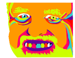 Happy Old Man Sticker by ladypat