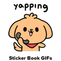 Talking Golden Retriever Sticker by Sticker Book iOS GIFs