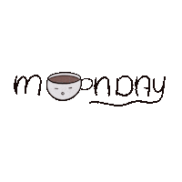 Sleepy Coffee Sticker