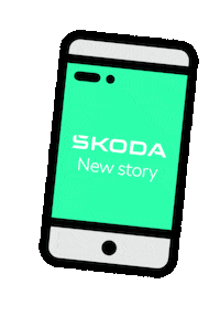 Mobile Phone Art Sticker by Škoda Global