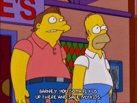 watching homer simpson GIF