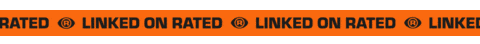 Orange Ticker Sticker by ratedglobal