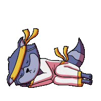 tired yoga Sticker by Chillhop Music