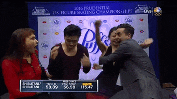 excited alex shibutani GIF by U.S. Figure Skating