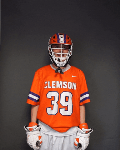 ClemsonLacrosse giphyupload flex archer lacrosse GIF