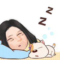 Good Night Dog Sticker